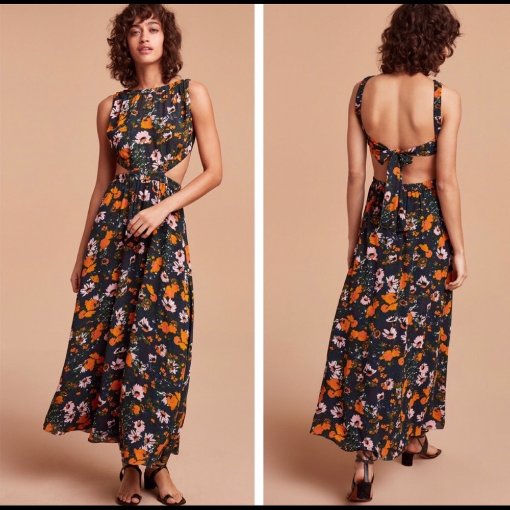 Wilfred Floral Pascal Maxi Dress XXS